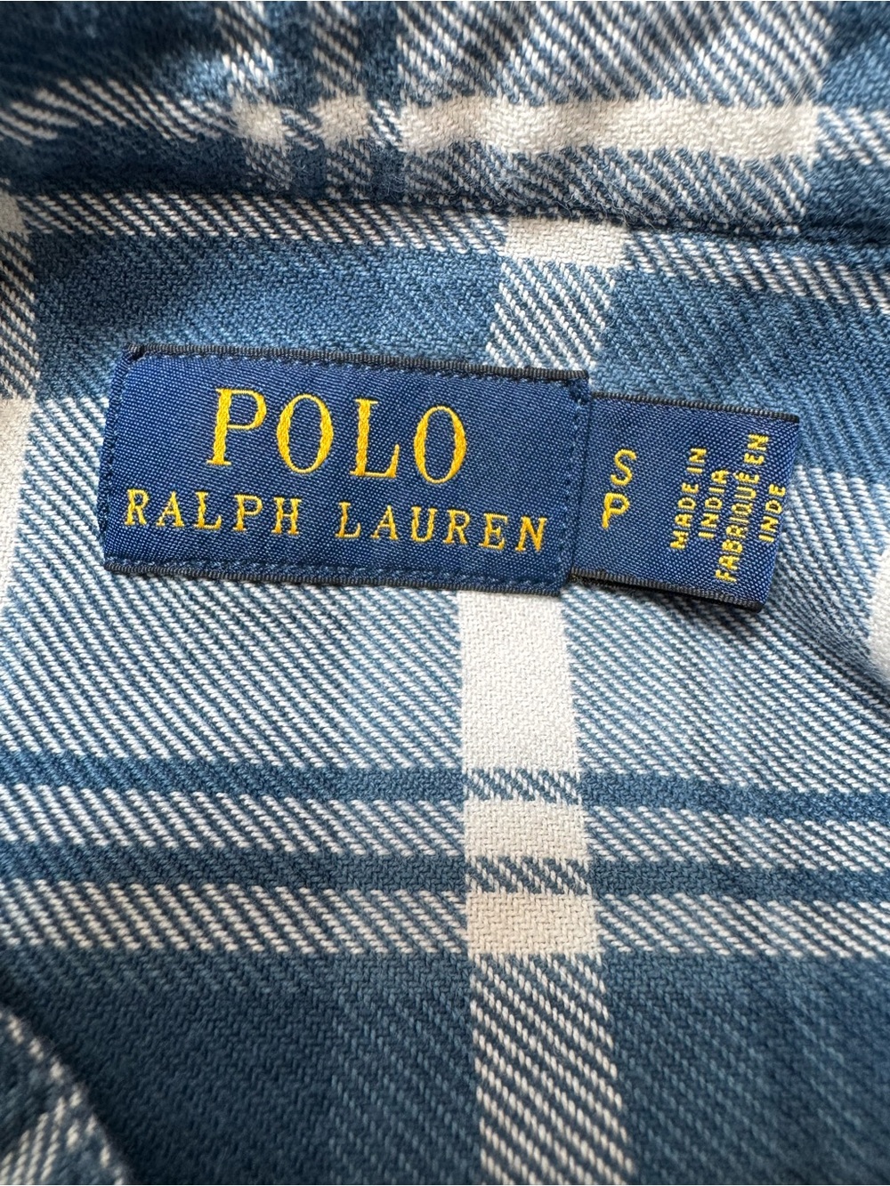 Polo Ralph Lauren Cotton Plaid Popover Blouse Top Women Small Country Western - Picture 11 of 14